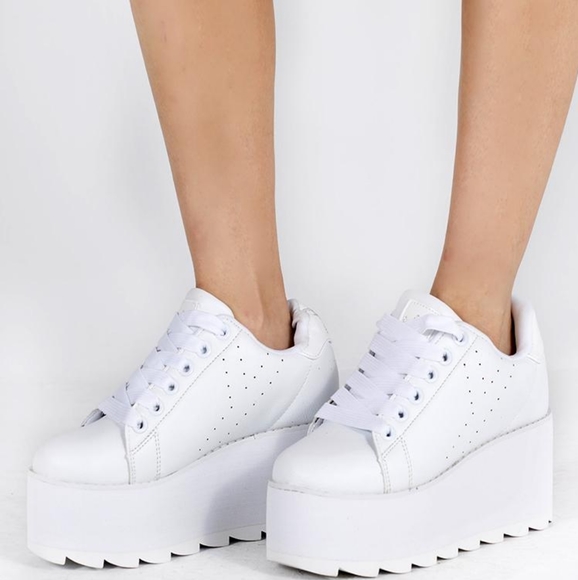 lala platform sneakers